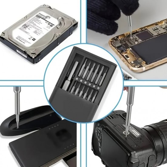 25 Parça Çok Fonksiyonlu Hassas Tornavida Seti – Telefon Tablet Elektronik Tamir Tornavida Seti 25 Parça Çok Fonksiyonlu Hassas Tornavida Seti – Telefon Tablet Elektronik Tamir Tornavida Seti