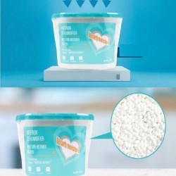 600 ML Nem Alıcı Rutubet Giderici Aparat - Limonlu Mutfak Salon Banyo Küf Koku Alıcı Granül