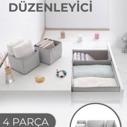 Çekmece Düzenleme Kutu Seti Organizer 4lü Set