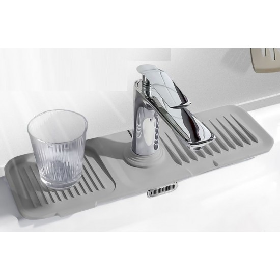 Elastik Mutfak Banyo Musluk Matı Düzenleyici Kaydırmaz Taban Organizer Lavabo Kenar Matı Elastik Mutfak Banyo Musluk Matı Düzenleyici Kaydırmaz Taban Organizer Lavabo Kenar Matı