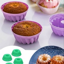 Muffin Kek Kalıbı Silikon 6 Adet