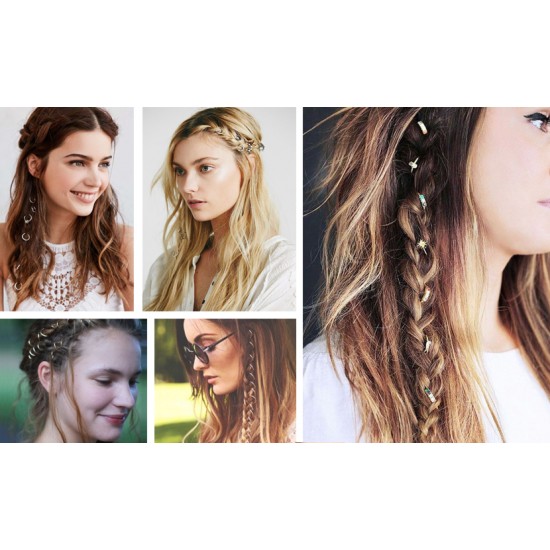 Saç Piercingi - Saç Yüzüğü - Silver Saç Piercingi - Saç Yüzüğü - Silver