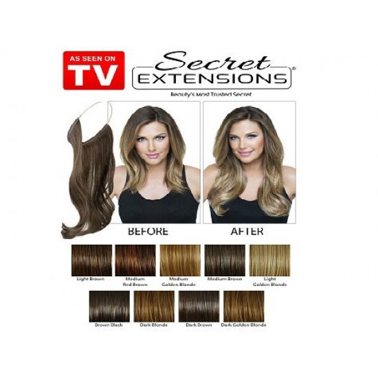Secret Extensions Sihirli Saçlar - Kızıl Bakır Secret Extensions Sihirli Saçlar - Kızıl Bakır