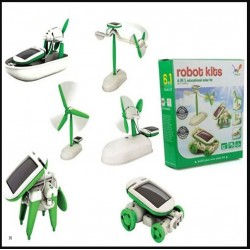 Solar Robot Mucit Kiti - 6 in 1