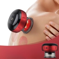 12 Kademeli Sıcaklık Emişli Bardak Çekme Terapisi, Vakumlu Masaj Aleti,Terapi Cihazı Gua Sha-Masaj Cihazı
