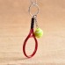Gerçekçi Tenis Raketi Tasarımlı Şık Anahtarlık Kolye Çanta Süsü Tennis Keychain