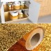 10 Metre Kendinden Yapışkanlı Silinebilir Mutfak Tezgah Üstü Sticker Folyo Gold Renk
