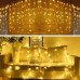 8 Fonksiyonlu 16 Saçaklı Perde Led 3 x 1 (Günışığı)