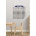 Matematik Öğreten Yüzlük Tablo Duvarda İz Bırakmaz Akıllı Kağıt Yapışkansız Statik  60x60 cm